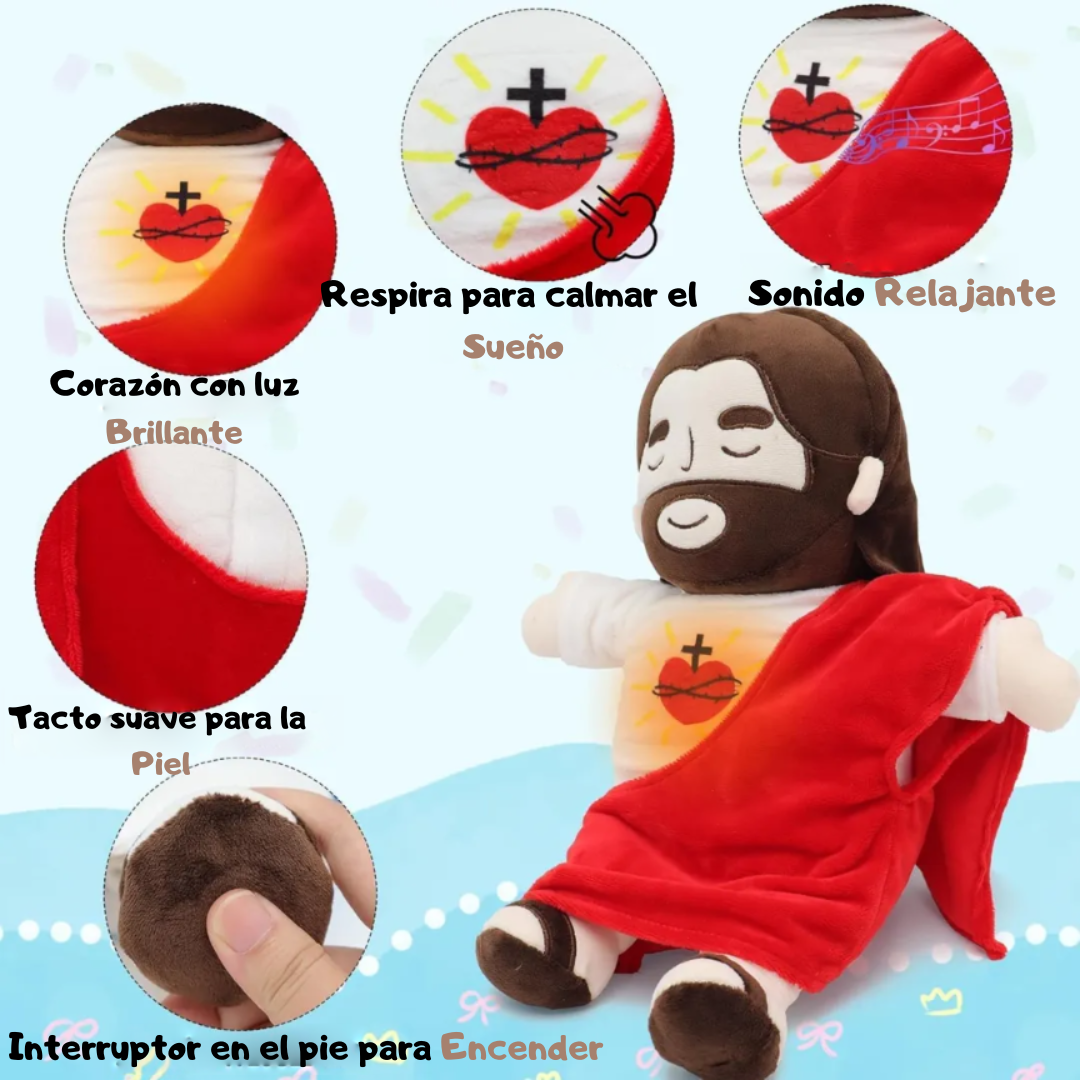 Peluche de jesus que Respira